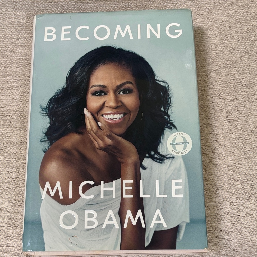 Becoming by Michelle Obama Hardcover Book